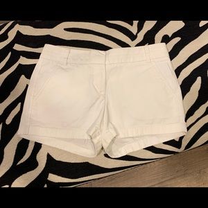 J Crew Chino white shorts. Size 2.